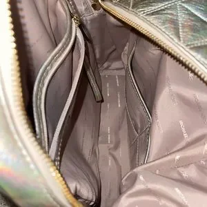 Michael Kors metallic gold backpack and wristlet/wallet. MICHAEL Michael Kors | Bags | Michael Kors Metallic Gold  main image 3